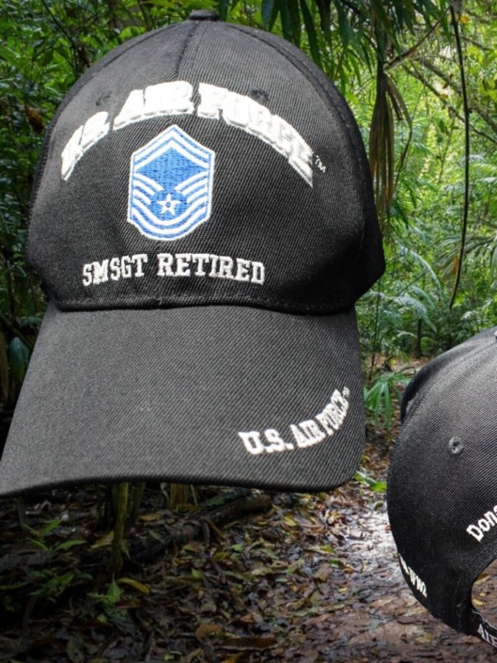 SMSGT US Air Force Retired Cap Hat Donang Vietnam
